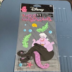 Disney Ursula Stickers - Pink, Black, Green